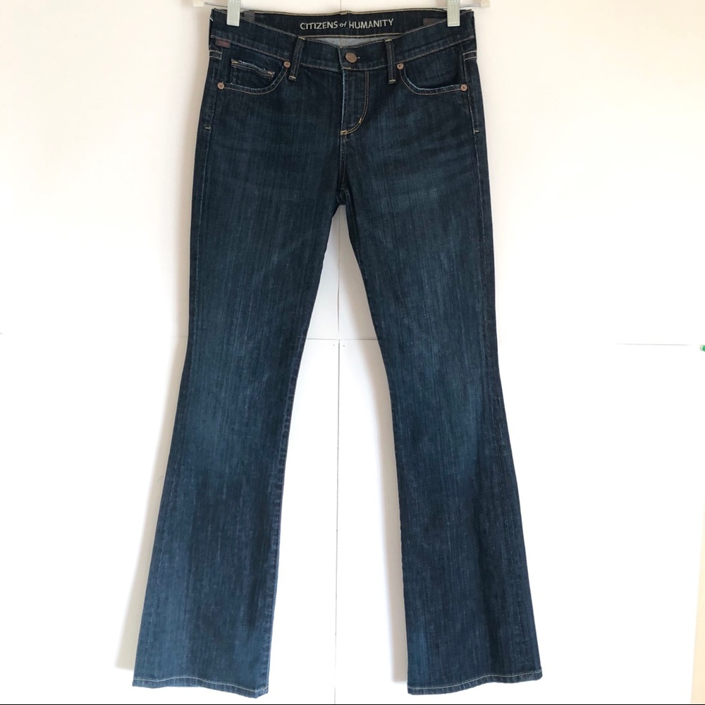 Citizens Of Humanity Dita Petite Boocut Jeans in Blue Size 26